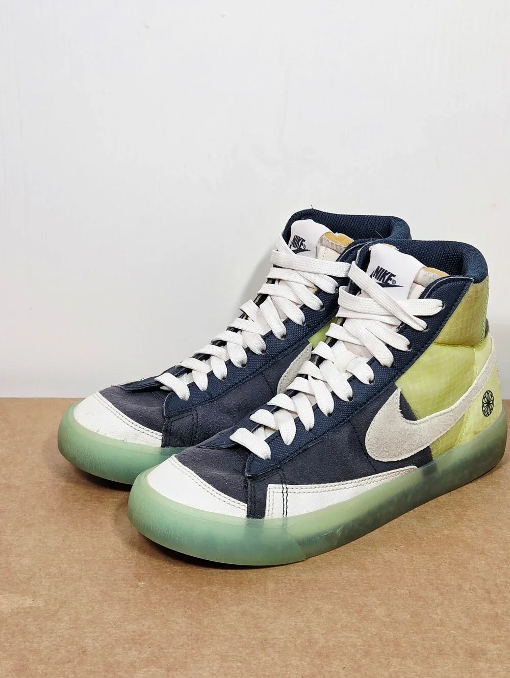 Nike Blazer Mid 77 GS Move To Zero Armory Navy Kids Size 5Y DO2699-400 Youth